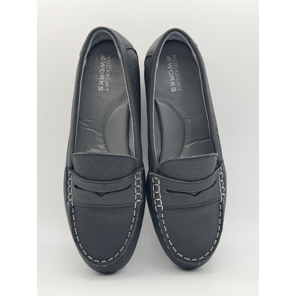 Rockport Works Top Shore Penny Loafer (Women) Black Size 11M Steel toe - Picture 9 of 14
